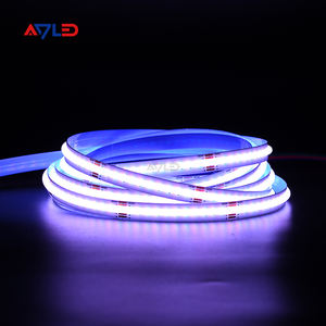 Bande LED COB RGB ODM/OEM 24V 576 LED Haute Luminosité 10mm Flexible Télécommande / Wi-Fi / USB Dimmable IP20 CE - Product Image 4