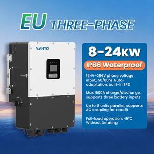Sistema Híbrido Trifásico de 12kW 15kW con 2 MPPTs, Corriente de Carga/Descarga de 415A, Apto para Viviendas Residenciales - Product Image 1