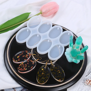 Colgantes resina artesanía arte epoxi pendiente encantos llavero molde <span class=keywords><strong>de</strong></span> <span class=keywords><strong>silicona</strong></span> fabricación <span class=keywords><strong>de</strong></span> joyas diy <span class=keywords><strong>para</strong></span> arte <span class=keywords><strong>de</strong></span> fundición <span class=keywords><strong>de</strong></span> resina - Product Image 5