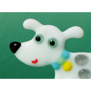 Décoration de chien en verre fusionné, sculpture en verre fusionné coloré, décoration d'intérieur, <span class=keywords><strong>animaux</strong></span> sur mesure, figurine en verre fusionné, attrape-soleil - Product Image 2