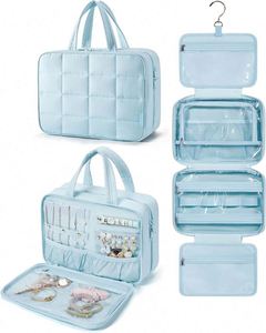 Free Sample Travel toiletry <b>bag</b>, Jewelry storage <b>bag</b>, Hanging toiletry <b>bag</b>, <b>Fluffy</b> makeup <b>bag</b> Storage <b>bag</b> - Product Image 4