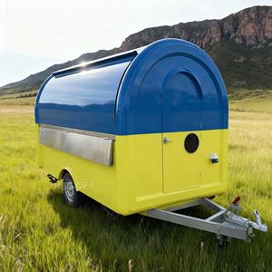 Carrito de Venta de Hot Dogs, Remolque de Comida Completamente Equipado para Bebidas, Jugos y Café - Product Image 6