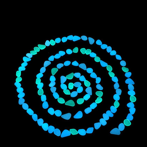 Phát sáng trong bóng tối đá tự nhiên vườn sỏi cho sân/lối đi trang trí nội thất thân thiện với môi DIY sáng màu xanh đá - Product Image 3