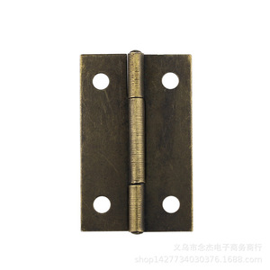 Bisagra de estilo antiguo 43x27mm G10 de hierro para muebles, bisagra de montaje superficial para caja de madera, diseño tradicional - Product Image 5