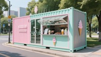 Prix bon marché Bar en conteneur Booth Cafe Shop Store Conteneur de cuisine mobile 10ft 20ft 40ft Restaurant Container House