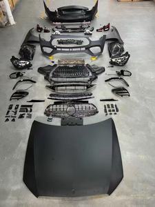 Kit de Carrocería para Benz Clase <span class=keywords><strong>E</strong></span> W212 2009-2015, Estilo AMG <span class=keywords><strong>W213</strong></span>, Sin Cortes, Incluye Parachoques Delantero y Trasero con Rejilla, Faros y Capó - Product Image 6
