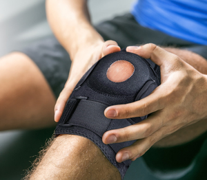 Rodillera <span class=keywords><strong>con</strong></span> bisagras y estabilizadores laterales <span class=keywords><strong>de</strong></span> acero, soporte para el dolor <span class=keywords><strong>de</strong></span> rodilla, ajustable, para artritis, baloncesto, deportes personalizados - Product Image 4