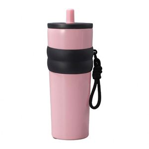 IStapromo Gifts MM - Termo de Viaje de Acero Inoxidable de Doble Pared con Aislamiento al Vacío de 710 ml, Botella de Agua con Cuerda para Niñas - Product Image 4