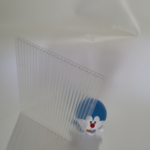 XINHAI Hoja de <span class=keywords><strong>Policarbonato</strong></span> Hueco de Doble Pared con Protección UV Transparente, Color y Longitud, <span class=keywords><strong>4mm</strong></span>, 6mm, 8mm, 10mm - Product Image 4