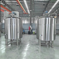 Réservoir de mélange de processus de jus de pomme de fruit de veste d'eau 1000L