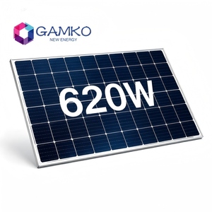 620W Bifacial Mono Zonnepaneel 182mm Half-Cut Dubbel Glas GAMKO Fotovoltaïsch PV Module 600W 610W - Product Image 1