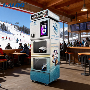 Distributeur automatique de nettoyage de casques personnalisé avec options de paiement par pièces, code QR, carte de <span class=keywords><strong>crédit</strong></span>, y compris le système de jetons SDK - Product Image 2