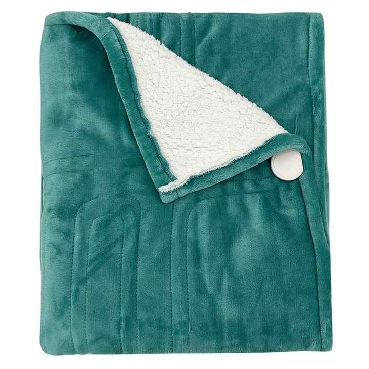 Source High Quality usb portable, fleece heated blanket 110v/120v/220v uk  washableu0026wearable throw electric blanket for cold winter/ on m.alibaba.com