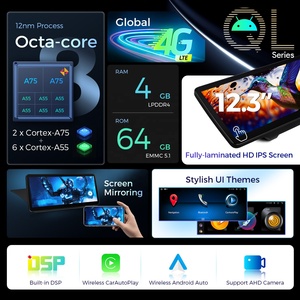 Xtrons 12.3 "64GB หน้าจอ Android Car Play 4G LTE autoradio สำหรับ Mercedes Benz E Class S212 W212 2015-2016 - Product Image 2