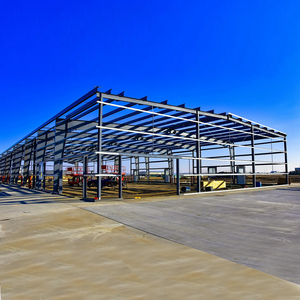 Structure en acier pour entrepôt, structure en acier pour immeuble de bureaux, structure en acier préfabriquée, construction d'entrepôt préfabriqué - Product Image 1