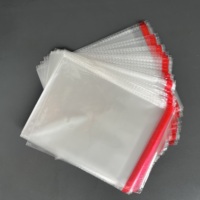 Sac d'emballage transparent jetable en BOPP de 15*20cm pour la conservation des gelées, nouilles, fruits et légumes