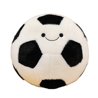 Peluche de football simulée de 25 cm, poupée anti-stress sur le thème du sport, décoration d'intérieur, cadeau de vacances, personnalisable