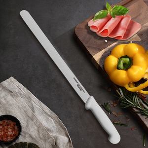 <span class=keywords><strong>Cuchillo</strong></span> de pan <span class=keywords><strong>profesional</strong></span> de acero inoxidable de 12 pulgadas/rebanador de PAN/jamón - Product Image 6