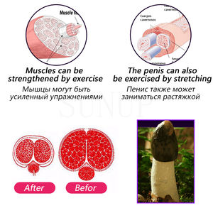 Scatola personalizzata gratuita per adulti giocattolo del sesso per uomini Glans Trainer maschio masturbatore del pene vibratore - Product Image 5