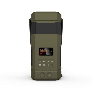 Radio Dinamo Portátil Impermeable para Exteriores con Manivela, Lámpara <span class=keywords><strong>Solar</strong></span>, Linterna LED Recargable para Camping - Product Image 6
