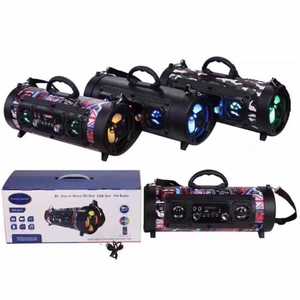 Doodle Enceinte Bluetooth intelligente sans fil créative Enceinte de danse carrée Caisson de basses karaoké pour téléphone portable avec sangles - Product Image 5