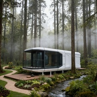Portable Acier Préfabriqué Apple Cabine Espace Capsule Maison Extensible Modulaire Intelligent Minuscule Pod Villa Ferme Appartement