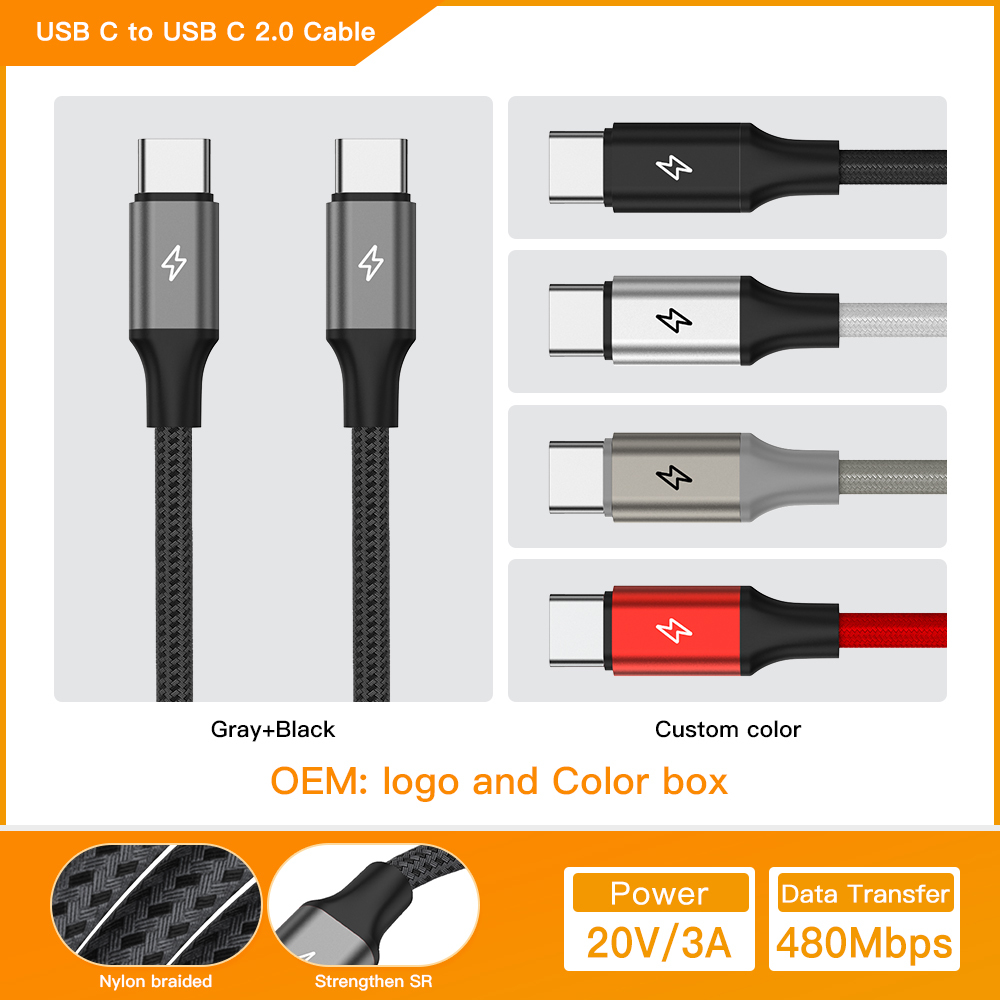 USB C A C [Grigio]