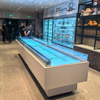 Vitrine Réfrigérée de Comptoir Personnalisée en Verre Transparent pour Pâtisseries, Chocolats et Fruits – Présentoir Réfrigéré