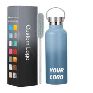 Botella de Agua Deportiva Personalizada JUNVOY, Botella Térmica con Logotipo, para Recuerdo, Botella de Boca Pequeña - Product Image 1
