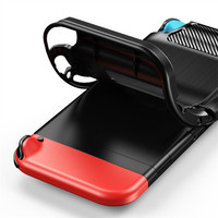 Coque de protection antichoc en fibre de carbone avec dissipation thermique en TPU SYYTECH pour console de jeu Nintendo Switch Lite NS