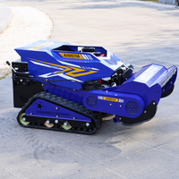 Cortacésped Robótico Inteligente de Giro Cero, Certificado por la CE y la EPA, a Gasolina, con Control Remoto Inalámbrico, JINGYU