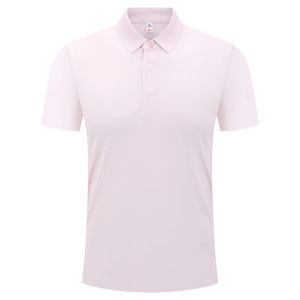 เสื้อโปโลแขนสั้นสีพื้นโพลีเอสเตอร์ชุดทำงานสวมใส่ได้ทุกวัน - Product Image 1