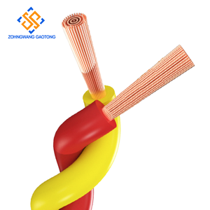 Câble torsadé à 2 conducteurs isolé en PVC, fil <span class=keywords><strong>de</strong></span> cuivre torsadé pour système d'alarme, interphone et connexion <span class=keywords><strong>de</strong></span> haut-parleurs 24AWG - Product Image 3