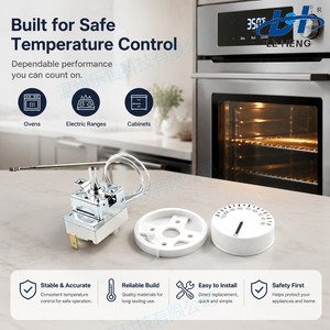 2026 0~60 ℃   <span class=keywords><strong>Thermostat</strong></span> de chauffage mécanique industriel à forte stabilité, idéal pour les armoires à température constante et les incubateurs - Product Image 1