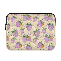 Housse pour ordinateur portable matelassée, étui pour ordinateur portable antichoc avec motif de fruits tropicaux, sac de protection pour ordinateur portable de 13/14/15 pouces