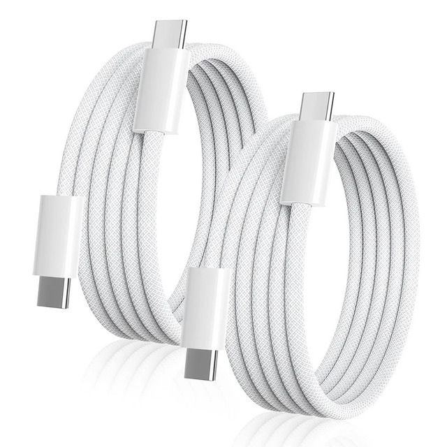 Hot Sale Type-C to Type-C 3A Fast Charging Data Cables Braided Mobile Phone Charging Cable for iPhone 15 16 17 Pro