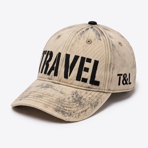 หมวกเบสบอลผ้าแคนวาส 6 แผง T&L ปักลายแบบกำหนดเอง พิมพ์ลายแบบระเหิด 3 มิติ ปักโลโก้ ลายตัวอักษร/ลายสัตว์ สไตล์สปอร์ต สำหรับทุกเพศ - Product Image 1