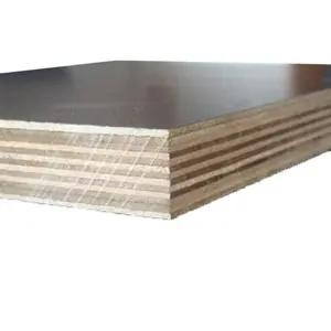 Discount 1220*2440mm laminated plywood phenolic board marine plywood black film faced plywood for construction