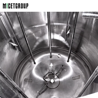 Réservoir de stockage de liquide de 6000 litres, réservoir de stockage en acier inoxydable