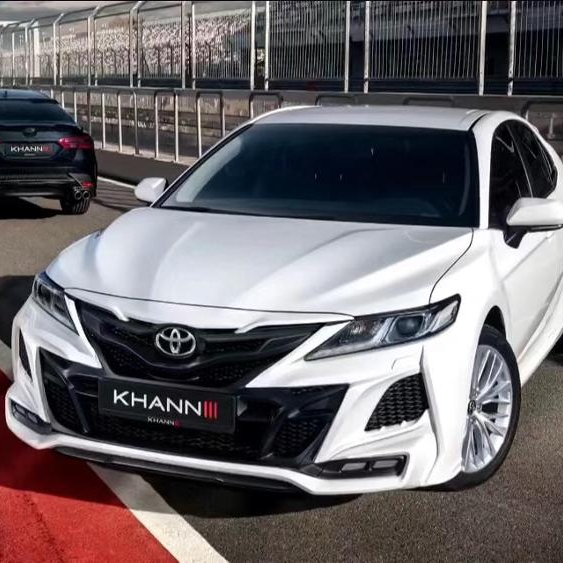 Новый стиль facelift 2018 2019 camry конвертировать в khan 3 передний бампер задний бампер выхлопной наконечник pp материал в наличии
