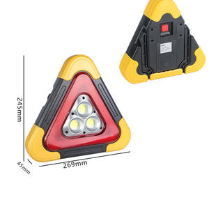 Luz Triangular Portátil para Coche al por Mayor, Reflectante, a Batería, para Emergencias, Señalización de Tráfico, Reconocimiento, Barricadas y Seguridad en Averiados - Product Image 4