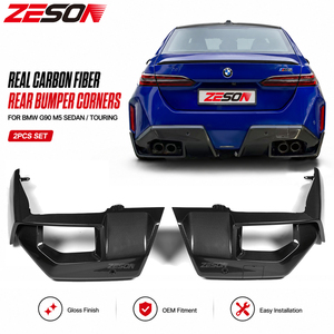 Diffusore Posteriore in Fibra di Carbonio Stile MP per <span class=keywords><strong>BMW</strong></span> G90 M5 Sedan G99 M5 Touring 2024+ Labbro Paraurti Posteriore Lucido - Product Image 1