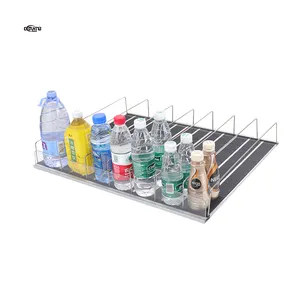 Auto Feed Roller Bottle Drinks Shelf Supermarket Gravity Feed Shelf System