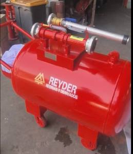 Unidad <span class=keywords><strong>de</strong></span> Espuma Móvil <span class=keywords><strong>de</strong></span> 120L para Incendios <span class=keywords><strong>de</strong></span> Automóviles, Máquina <span class=keywords><strong>de</strong></span> Tanque <span class=keywords><strong>de</strong></span> Espuma con Ruedas y Manguera contra Incendios - Product Image 1