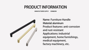 Hiện đại ngăn kéo xử lý cửa nhà bếp tủ kéo xử lý phần cứng đồ nội thất xử lý kéo cho tủ quần áo tủ - Product Image 6