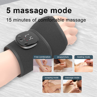 Appareil de massage portable et confortable des articulations du poignet qui peut soulager la fatigue avec des vibrations et une compresse chaude