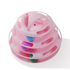 4 Lagen Interactieve Grappige Draaitafel Gekke Bal Schijf Kat Speelgoed Voor Kitten Katten Huisdier Producten Op Maat Verpakking Duurzame Kat Spelen - Product Image 2