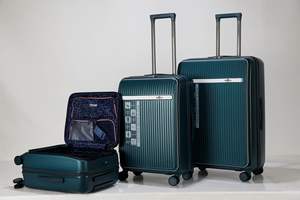 Valise en matériaux de qualité supérieure, thermoformée en PC, avec poche avant et poignée télescopique en métal pour une durabilité accrue - Product Image 4