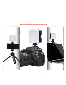 Mini Luz de relleno LED ovalada portátil, dispositivo de carga tipo Clip regulable para fotografía, videoconferencia, belleza, Selfies de plástico - Product Image 3