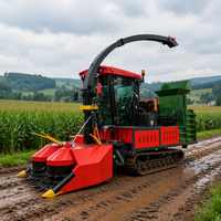 Presse à balles d'ensilage 4ZQL-30 autopropulsée haute efficacité pour la production d'aliments pour bétail